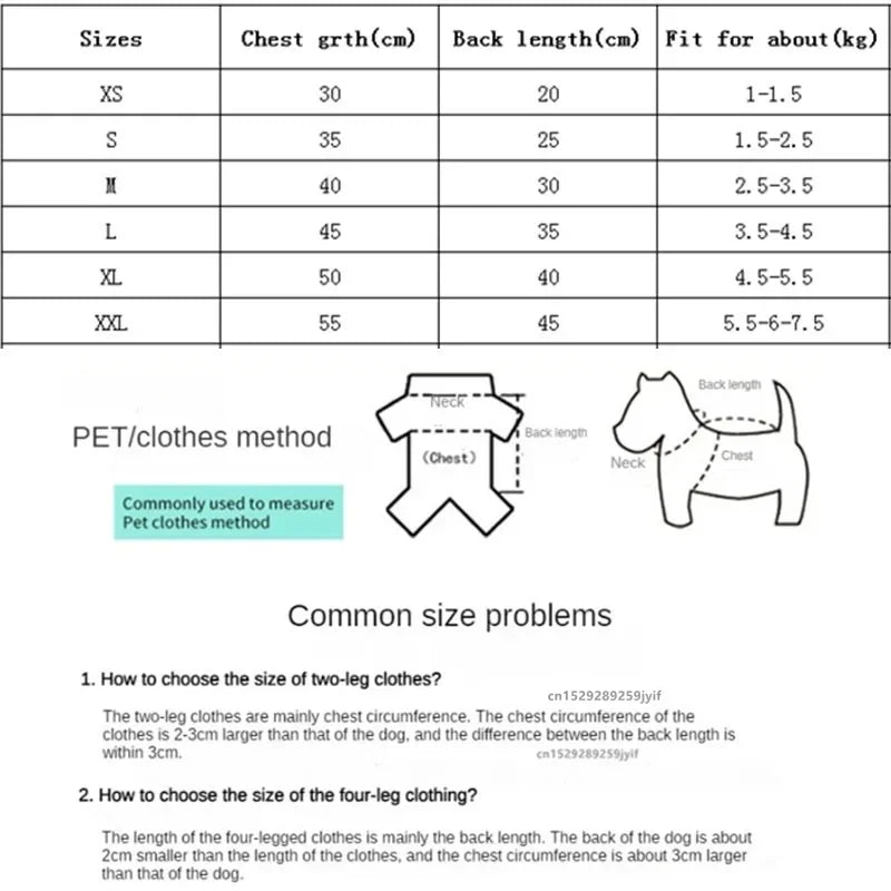 Dog Hoodie Jumpsuits