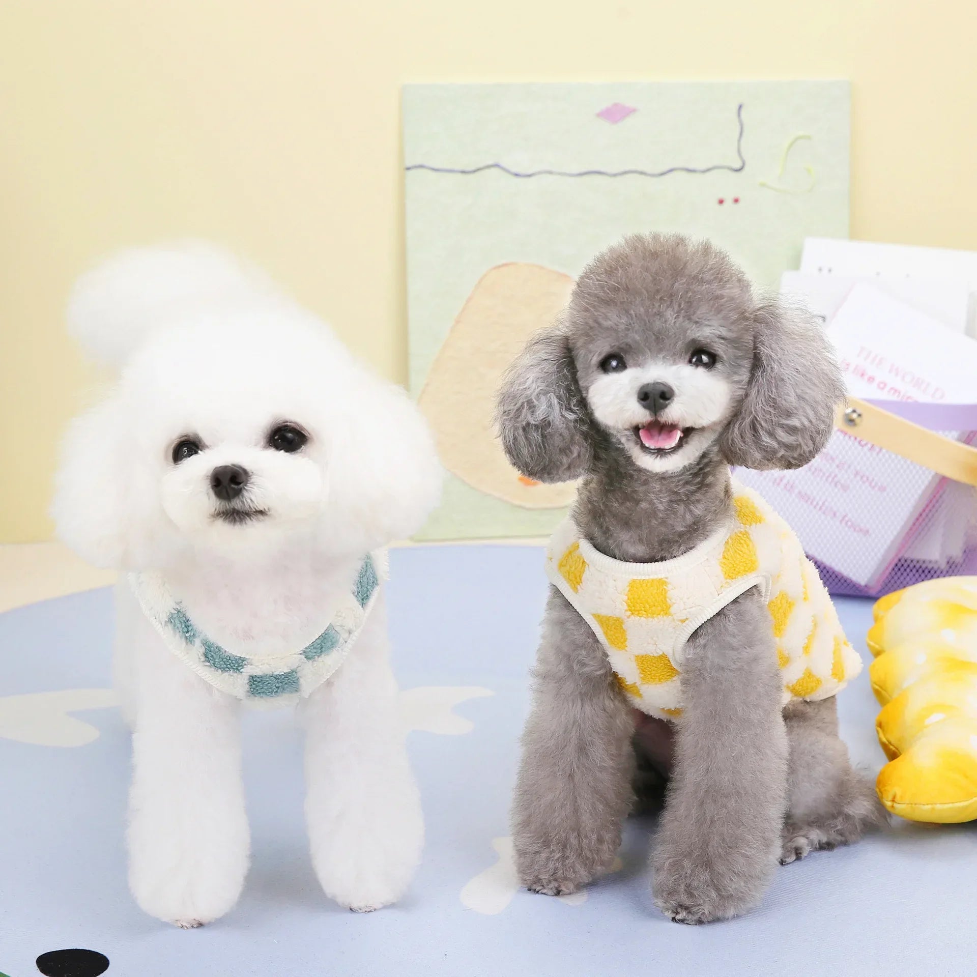 Plaid Pet Dog Coat