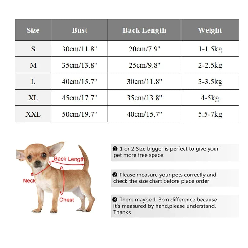 Plaid Pet Dog Coat