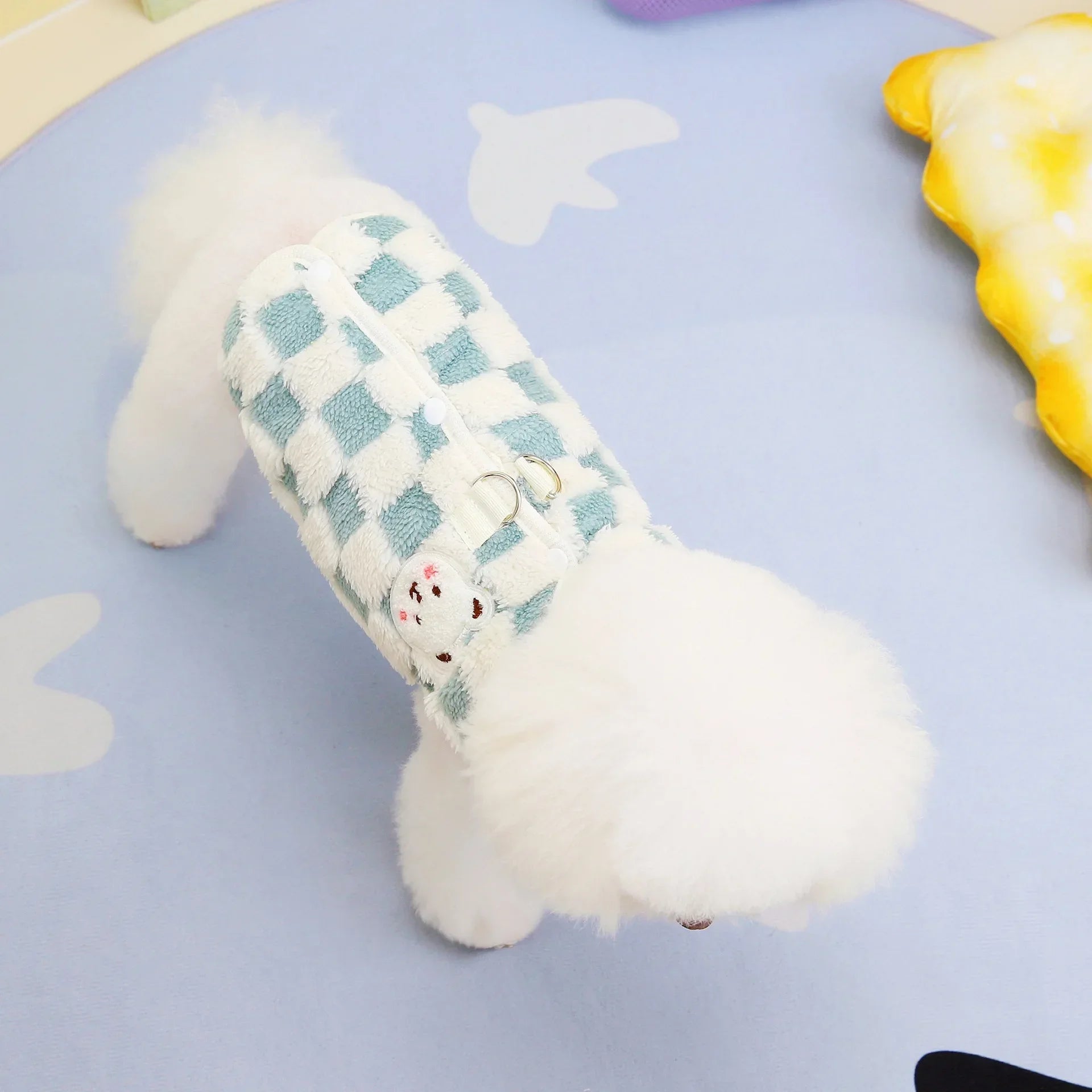 Plaid Pet Dog Coat