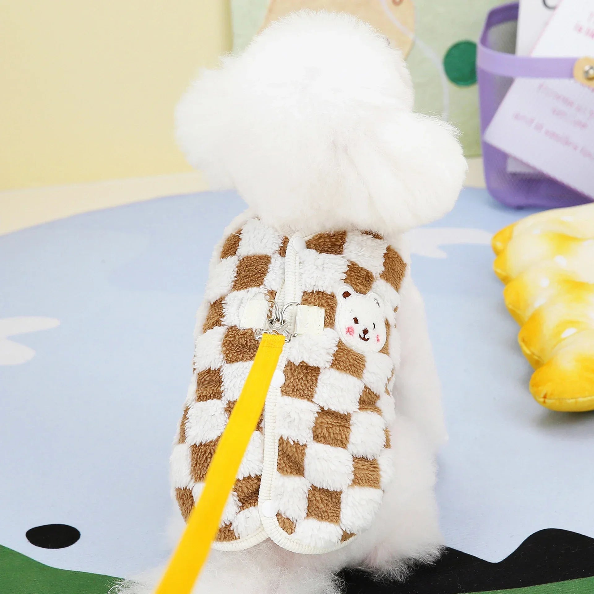 Plaid Pet Dog Coat