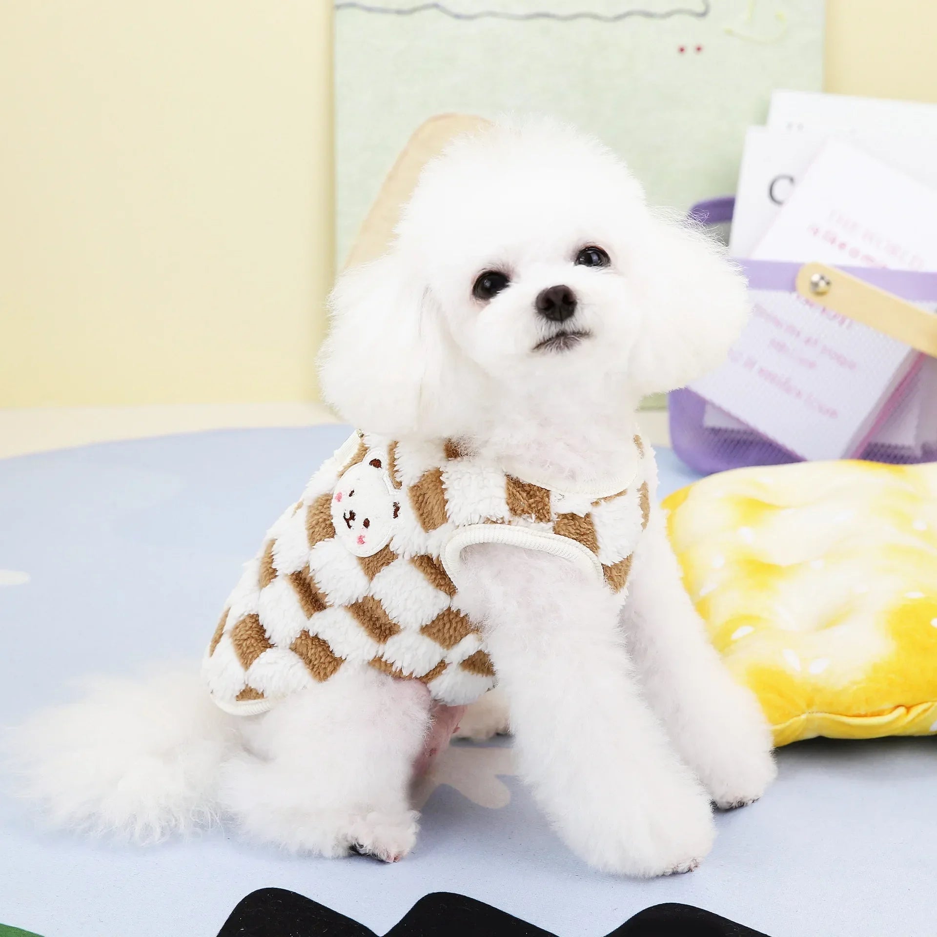 Plaid Pet Dog Coat
